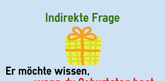 Indirekte Frage (косвенный вопрос) Indirekte Frage (косвенный вопрос)